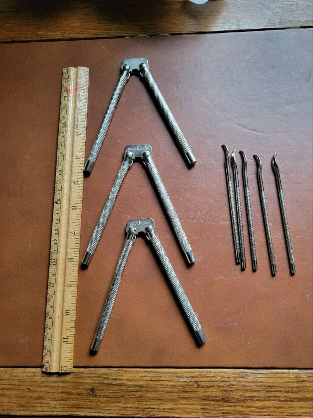 3 Metal Nut Crackers with 5 Picks Crack Nuts Shells Seafood Lobster Crab Etc